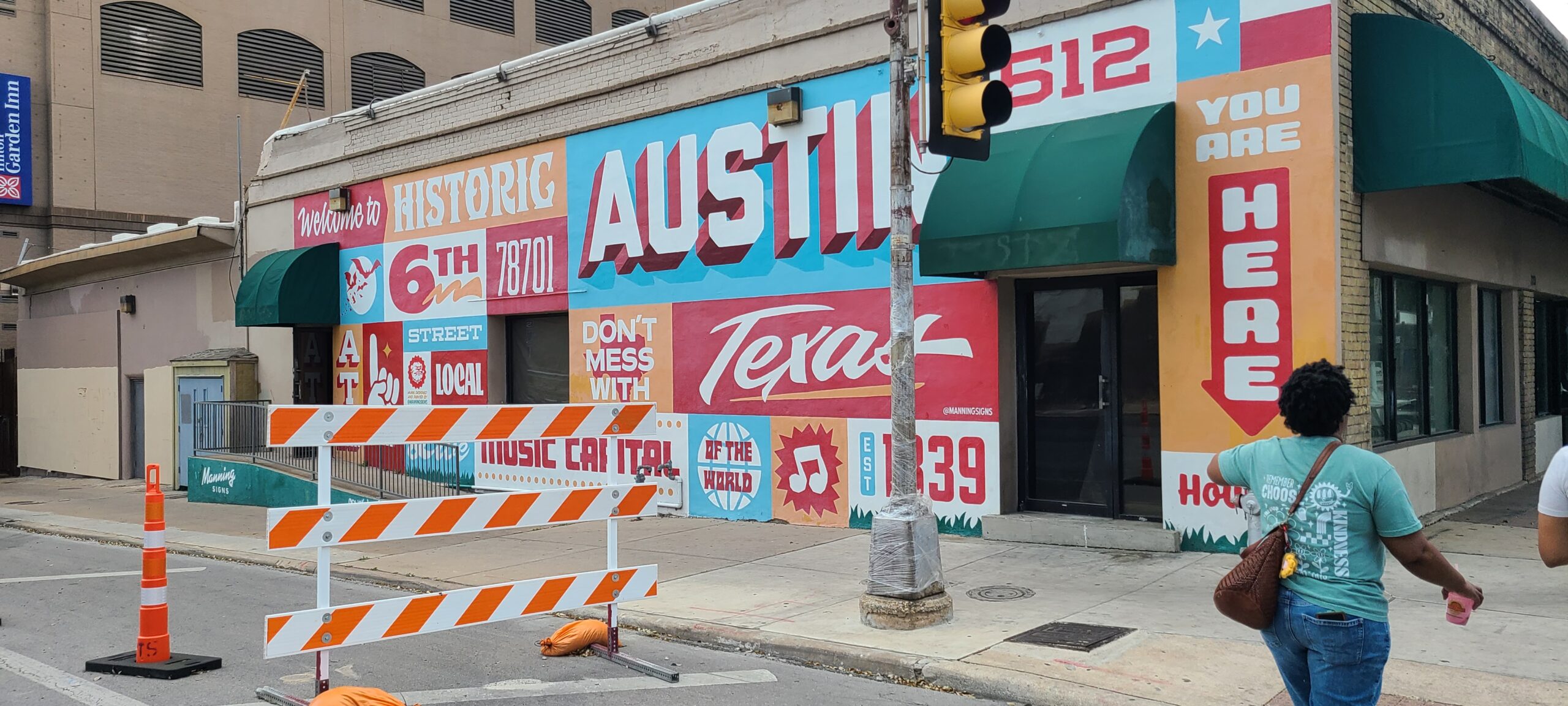 Street corner Austin, Texas